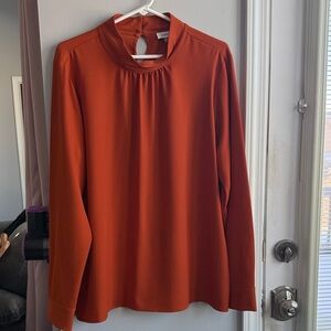 Calvin Klein Rust Blouse